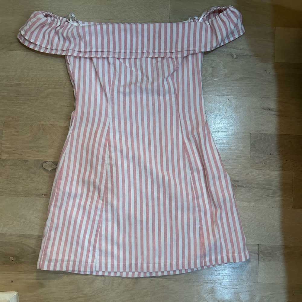 Lulus Striped Pink Dress -M